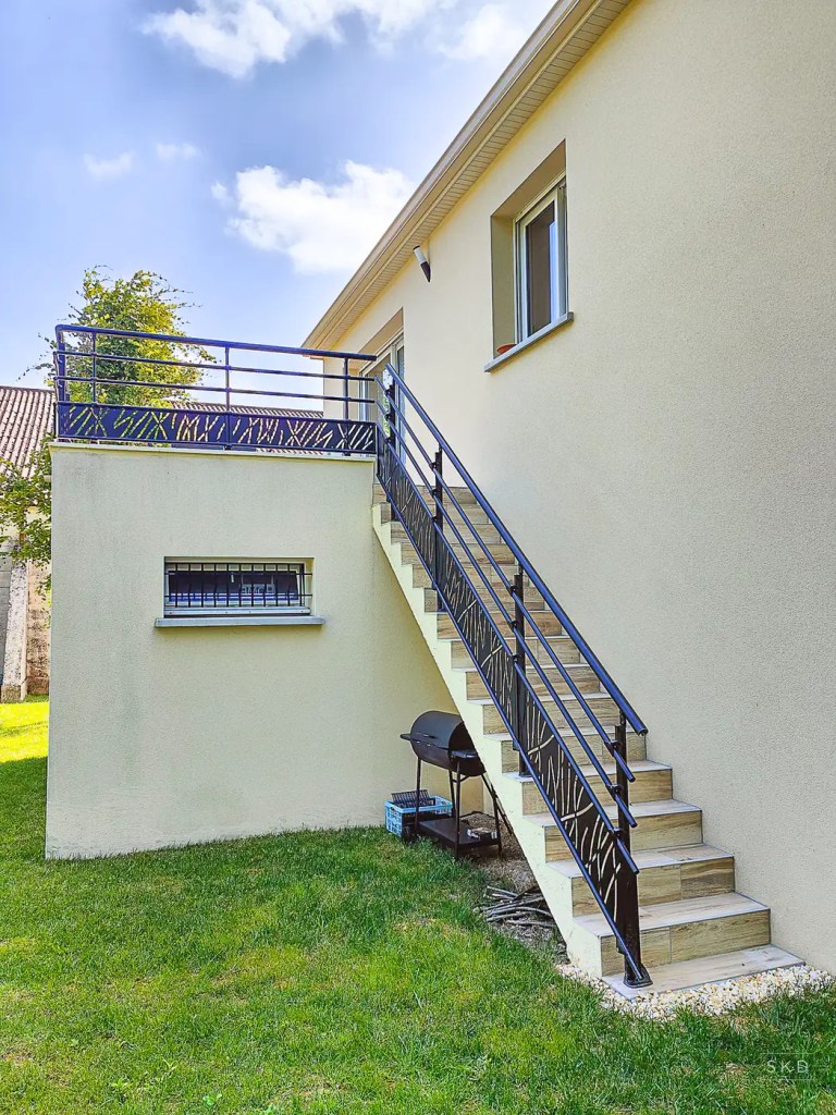 Garde-corps et escalier, SMC Menuiseries